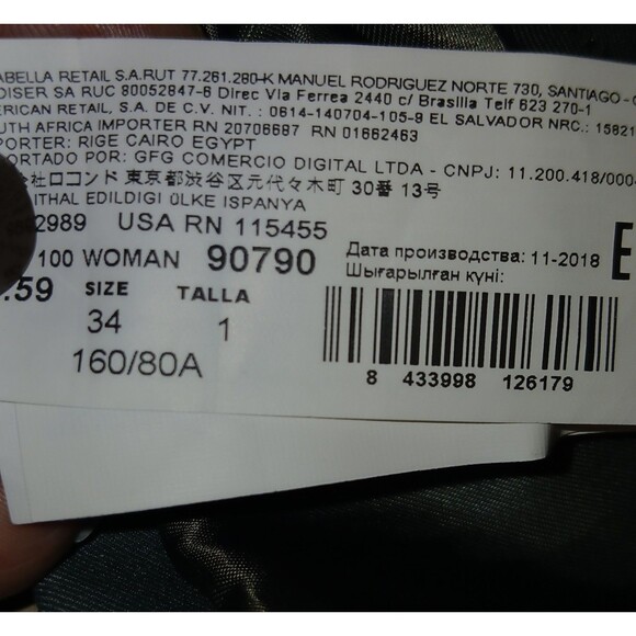 Mango Basics Silky Double-Breasted Blazer Sz Small Womens Soft Teal Blue MNG - Picture 7 of 11